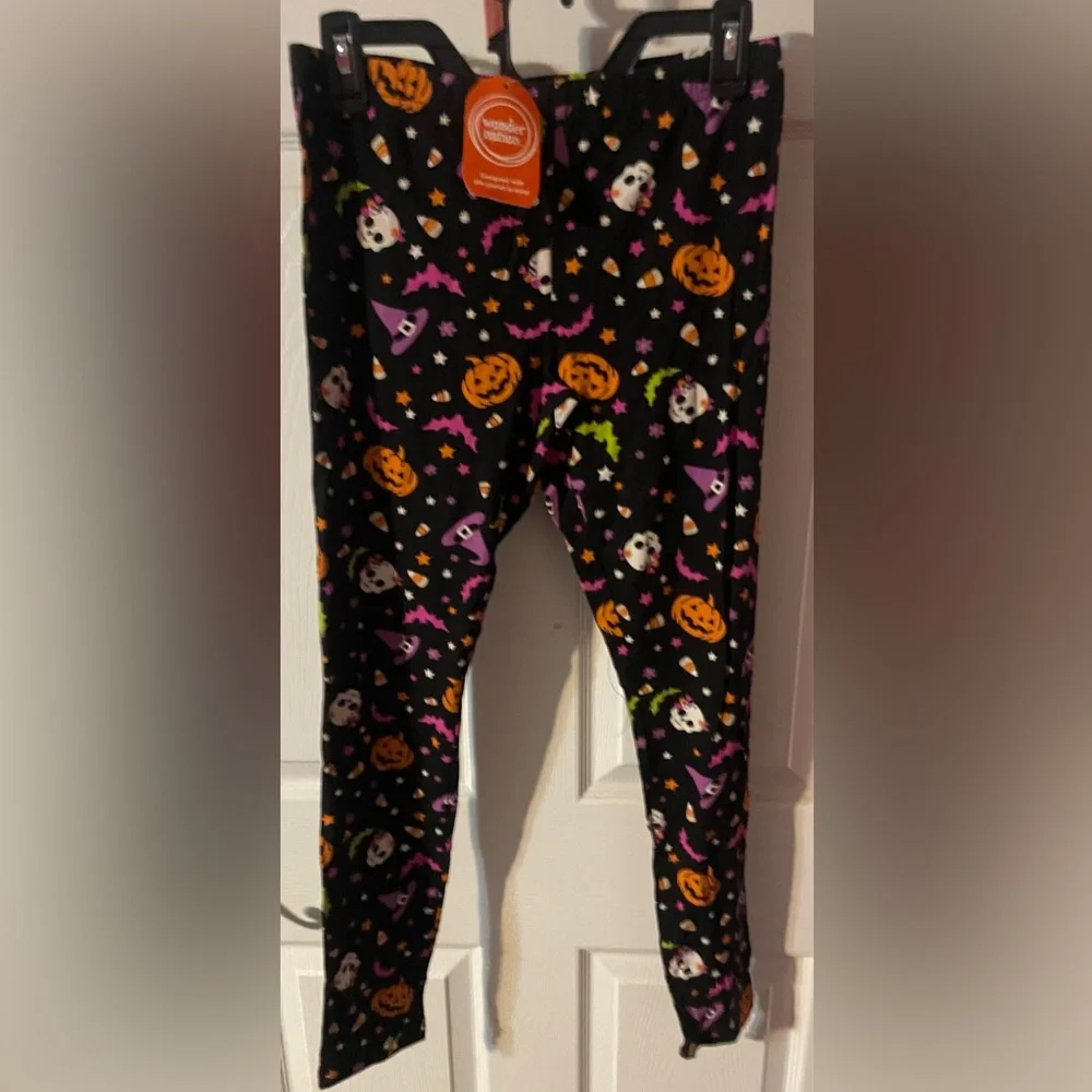 🔴 3/12 Wonder Nation Girl’s Halloween‎ Themed Leggings! NWT!
